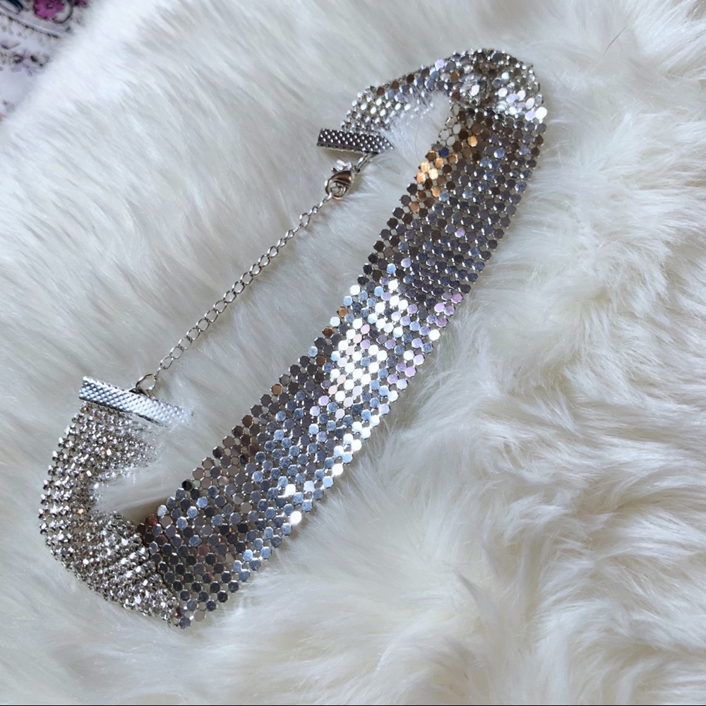 Silver Choker Necklace